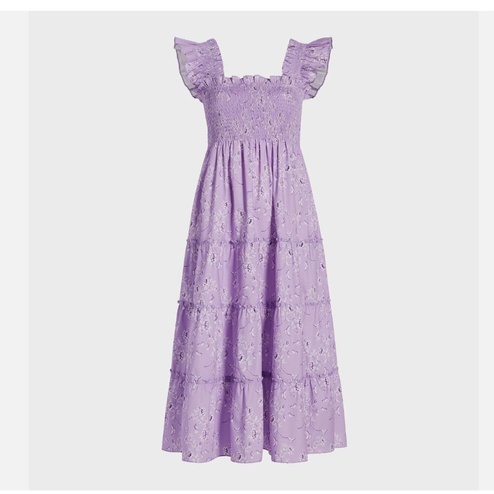 Hill House x Phenomenal Bridgerton Ellie in Lavender Floral Nap Dress SMALL